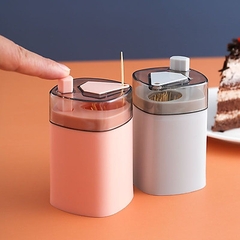 Hộp Đựng Tăm Xỉa Răng Thông Minh Có Nút Nhấn Hủ Tự Động Bật Tăm Lên / pktn sale