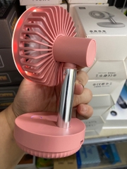 Quạt đèn 88140 tích điện kiêm đèn selfie, quạt mát khi trang điểm và chụp hình tự sướng [BH: 1 Tháng] / pktn sale