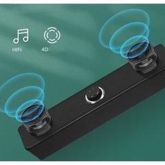 Loa bluetooth kiêm loa vi tính 2.0 Leerfei E-350T loa kiểu soundbar dài để bàn [BH 3 tháng]