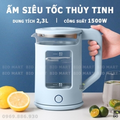 Ấm đun nước siêu tốc CUCKDD ST13 thủy tinh 2.5L [BH 1 tháng]