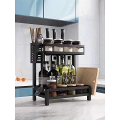 Kệ Đựng Gia Vị Nhà Bếp 2 Tầng Đa Năng Bằng Inox 304 [bh: none]