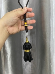 Bật lửa, quẹt diêm xăng hình Cún con phong thuỷ MÀU ĐEN [BH: None] / pktn sale