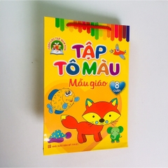 Set combo 8 quyển sách tập tô màu Song Ngữ (Anh- Việt) cho bé [BH: NONE]