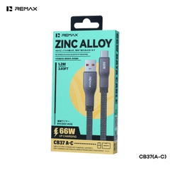 Cáp sạc nhanh 66W REMAX CB37 [A-C] Cáp Type C 66W dài 1m2 chính hãng