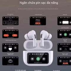 Tai nghe Airpods Pro ANC/ENC doc sạc có màn hình AMBIENT SOUND [BH: 3 Tháng]