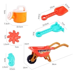 Bộ đồ chơi xúc cát, xe đẩy đi biển 6 món [BH: NONE]