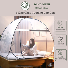 Mùng chụp tự bung size 1.8X2m gấp gọn tiện lợi chống muỗi, chống côn trùng [BH: NONE]
