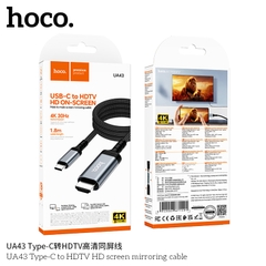 Cáp chuyển đổi màn hình Hoco UA43 Type-C sang HDTV HD