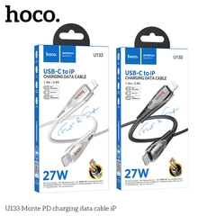 Cáp sạc nhanh 27w HOCO U133 (c-l 1.2m) Type C ra Iphone Lightning chính hãng [BH 1 Năm]