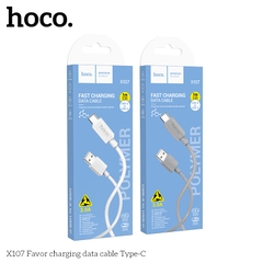 CÁP SẠC NHANH 3A HOCO X107 TYPE C (USB RA TYPE C ) CHÍNH HÃNG [BH: 1 NĂM]