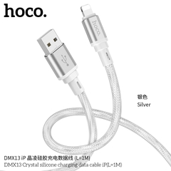 Cáp sạc nhanh 3A HOCO DMX13 IPHONE dây silicone chống đứt chính hãng [BH 1 Năm]
