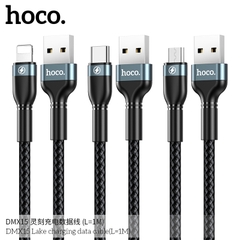 Cáp sạc nhanh 3A HOCO DMX15 Micro 1m (usbA ra Micro; a-m) dây dù