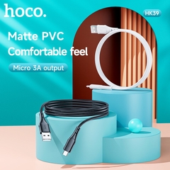 Cáp sạc nhanh 3a Hoco HK39 Micro (usb ra Micro) 1m chính hãng [BH: 1 NĂM]