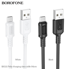 Cáp sạc nhanh 2.4A BOROFONE BX111 usb ra samsung micro chính hãng [BH 1 năm]