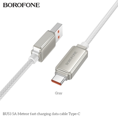 Cáp sạc nhanh 5A BOROFONE BU53 Type C (A-C) USB ra Type C chính hãng [BH 1 năm]