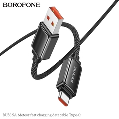 Cáp sạc nhanh 5A BOROFONE BU53 Type C (A-C) USB ra Type C chính hãng [BH 1 năm]
