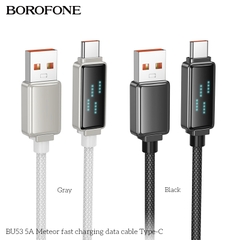Cáp sạc nhanh 5A BOROFONE BU53 Type C (A-C) USB ra Type C chính hãng [BH 1 năm]