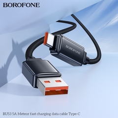 Cáp sạc nhanh 5A BOROFONE BU53 Type C (A-C) USB ra Type C chính hãng [BH 1 năm]