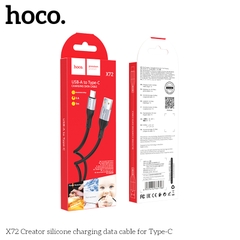 Cáp sạc nhanh 3A HOCO X72 usb ra Type-C 1m chính hãng [BH 1 năm]