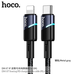 Cáp sạc nhanh 27w PD HOCO DM-X7 (c-l) type c ra iphone lightning chính hãng [BH 1 năm]