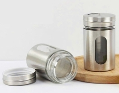 Lọ inox đựng tiêu, gia vị, tăm tiện lợi [BH: None] 1l1