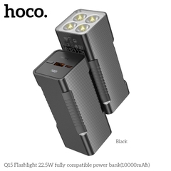 Pin dự phòng sạc nhanh Hoco Q15 10.000mAh có đèn pin chính hãng [BH: 1 NĂM]