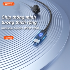 Tai nghe có dây type-c BYZ S906 chính hãng [BH 6 tháng]