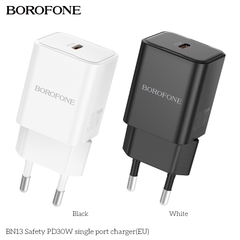 Cóc sạc nhanh 30w BOROFONE BN13 chính hãng 1 cổng Type C [BH 1 năm]