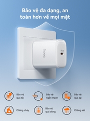 Cóc sạc nhanh 20w HOCO DMC5 1 cổng type-c PD chính hãng DM-C5 [BH 1 Năm]