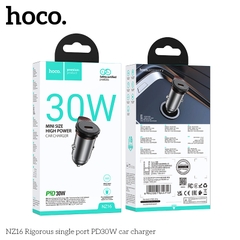 Cóc sạc nhanh 30w xe hơi HOCO NZ16 chính hãng (1 cổng type-c) cho ô tô car charger [BH 1 năm]