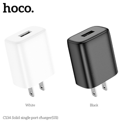 Cóc sạc nhanh 12W Hoco C134 US 1 cổng usb chính hãng [BH: 1 NĂM]