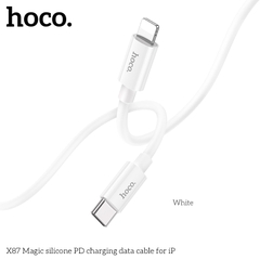 CÁP SẠC NHANH 20W HOCO X87 (C-L 1M) CỔNG TYPE C RA IPHONE LIGHTNING CHÍNH HÃNG [BH: 1 NĂM]