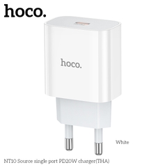 Cóc sạc nhanh 20w HOCO C146A cóc 1 cổng Type C chính hãng [Bh 1 năm]