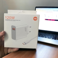 Bộ sạc nhanh 120w XIAOMI (cóc 1 cổng USB NHỎ+ cáp usb ra Type-C) [BH 3 tháng] / pktn sale