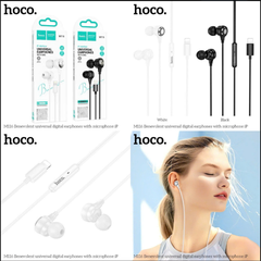 Tai nghe có dây HOCO M116 Iphone mẫu nút cao su chống ồn siêu hay