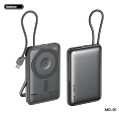Pin sạc nhanh 22.5w không dây REMAX MC-01 10.000mAh dự phòng CCC magnetic chính hãng [BH 1 năm]