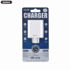 Cóc sạc nhanh 20w REMAX RP-U70 (1 cổng Type C) PD cho iPhone 11 12 13 chính hãng [BH 1 năm]