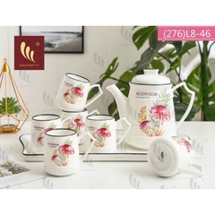 Bộ Ấm trà gốm 7 món cao cấp - MẪU VỀ NGẪU NHIÊN TÙY LÔ [BH: NONE]