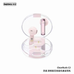 Tai nghe bluetooth REMAX CLEARBUDS C2 V5.3 TWS kiểu dáng airpods true wireless chính hãng [BH 1 năm]