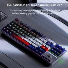 BÀN PHÍM CƠ KHÔNG DÂY BLUETOOTH DEIOG GK87 3 CHẾ ĐỘ CHÍNH HÃNG (BLUE SWITCH/RED SWITCH) [BH 1 NĂM]