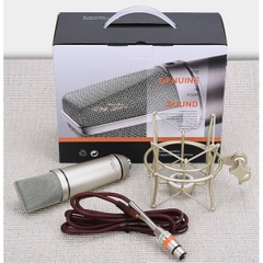 Micro livetstream AQTA U87-MA 48V chính hãng kiểu cầm tay siêu đẹp siêu hay [BH 6 Tháng]
