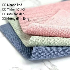 1 Hộp 20 khăn vải lau  đa năng nhiều màu NGẪU NHIÊN TÙY LÔ [BH: None] / pktn sale