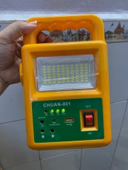 Đèn pin tích điện năng lượng mặt trời 6500K đa năng 4in1, có đèn pin CHUAN801 KIÊM PIN SẠC DỰ PHÒNG [BH: 3 tháng]