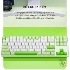 BÀN PHÍM CƠ KHÔNG DÂY BLUETOOTH DEIOG GK87 3 CHẾ ĐỘ CHÍNH HÃNG (BLUE SWITCH/RED SWITCH) [BH 1 NĂM]