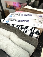 Combo 7 khăn tắm 33x85cm cotton xuất Hàn cap cấp