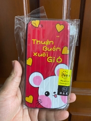 Thanh lý ốp lưng ip7 màu đỏ ốp cứng hình cute / pktn sale