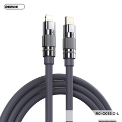Cáp sạc nhanh 20W REMAX RC-C053 (c-l) Type C ra iPhone Lightning dây mập to chính hãng [BH 1 năm]