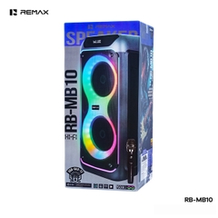 Loa Bluetooth Karaoke REMAX RB-MB10 V6.0 9000mAh 140W/180W 2 mic(14700g) chính hãng [BH: 1 NĂM]