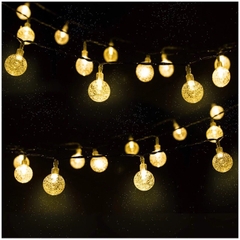 Dây đèn led bi tròn trang trí sân vườn, decor quán [BH: NONE]