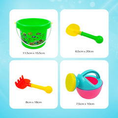Bộ đồ chơi xúc cát 8 món cho bé